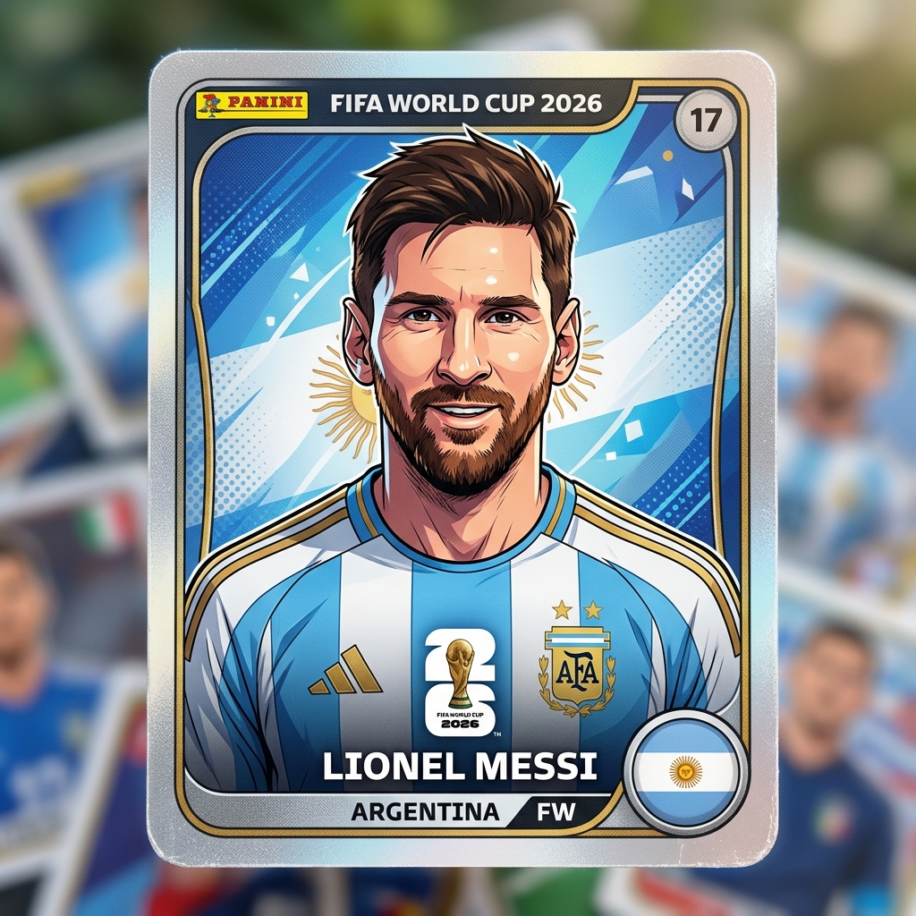 Lionel Messi Anime Figu